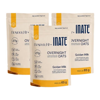 3 unidades de Inate Sabor Golden Milk 65g