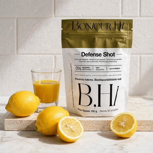 Defense Shot 150g — 30 doses | Cúrcuma, Shitake & Pimenta Preta | Proteção Diária
