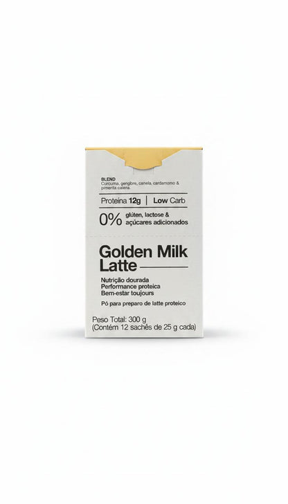 Golden Milk Latte 300g Caixa 12 Sachês de 25g