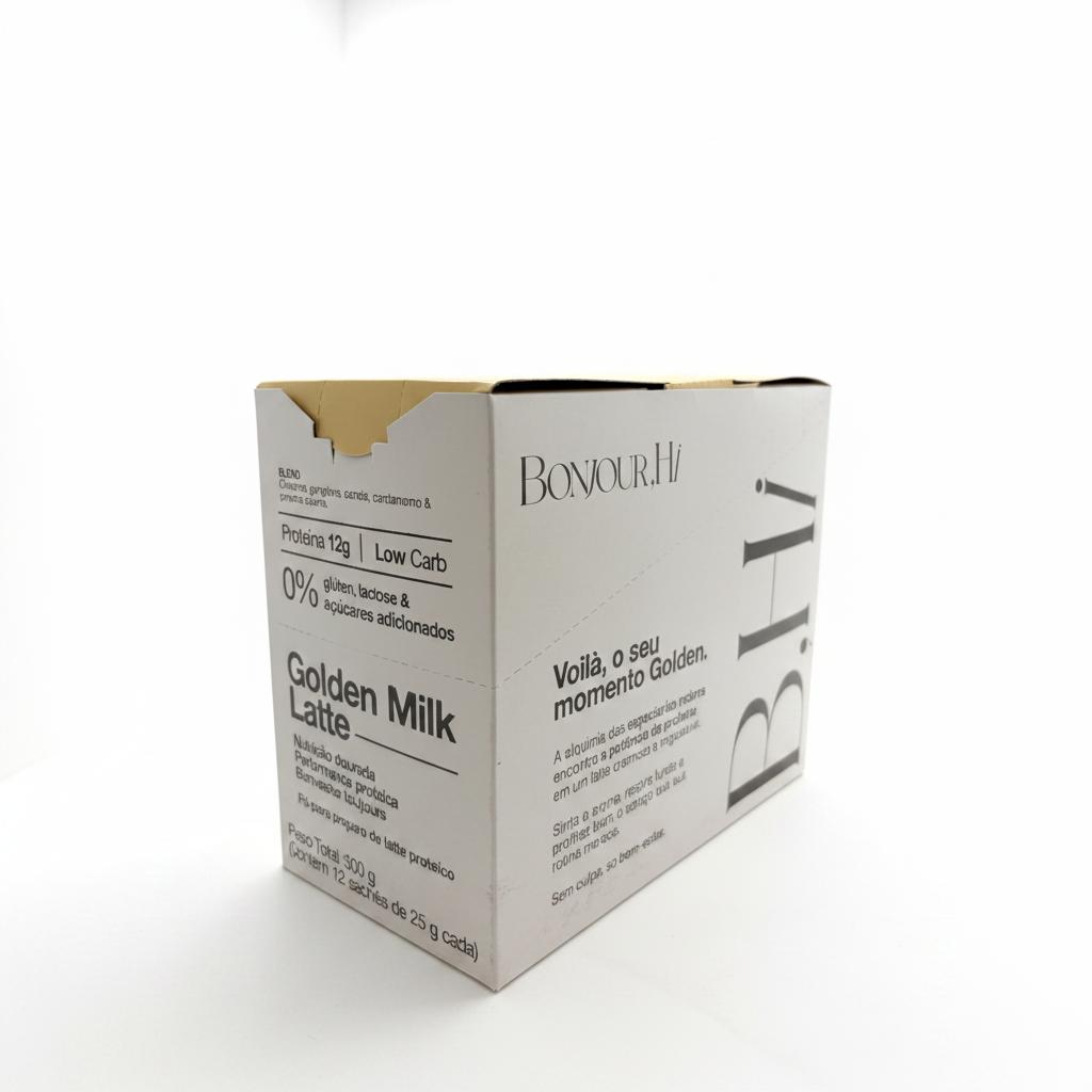 Golden Milk Latte 300g Caixa 12 Sachês de 25g