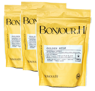 3 unidades de Golden Milk Tradicional 200g (40 doses)